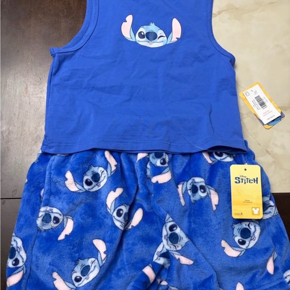Spencer's Blue Stitch Pajama Set - Picture 1 of 2